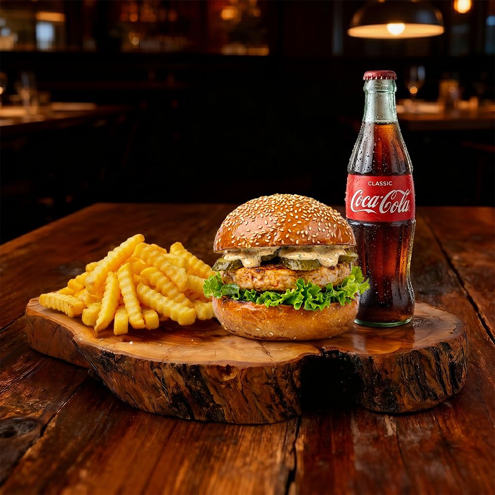 Chicken Classic Burger Menü