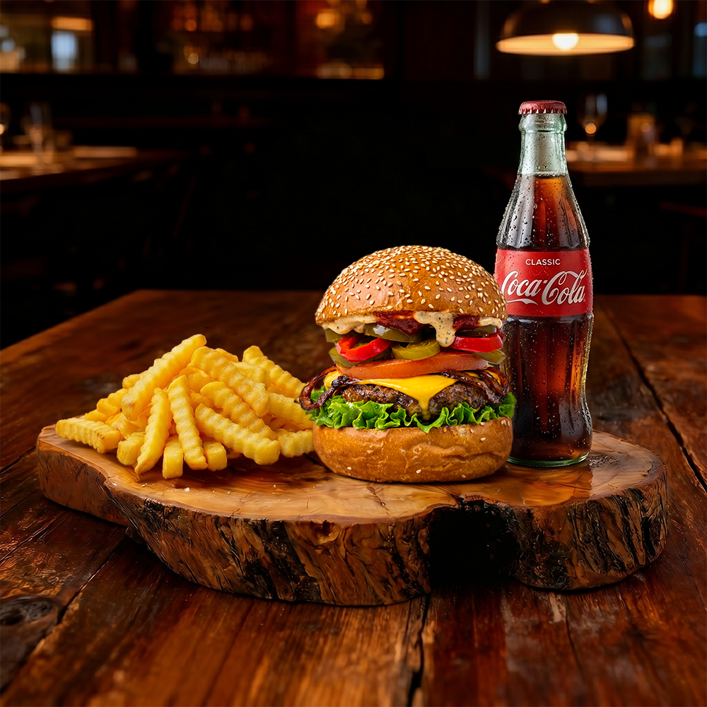 Chili Burger Menü