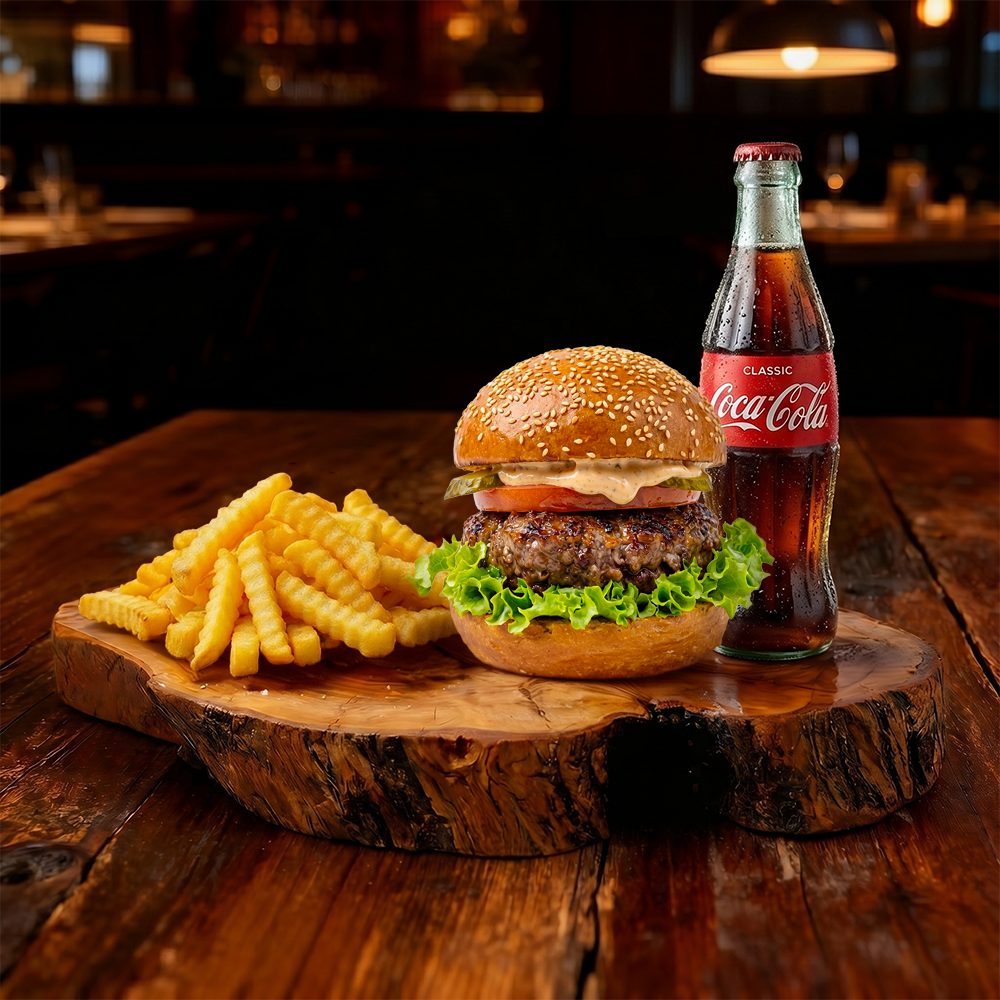 Dana Bacon Burger Menü