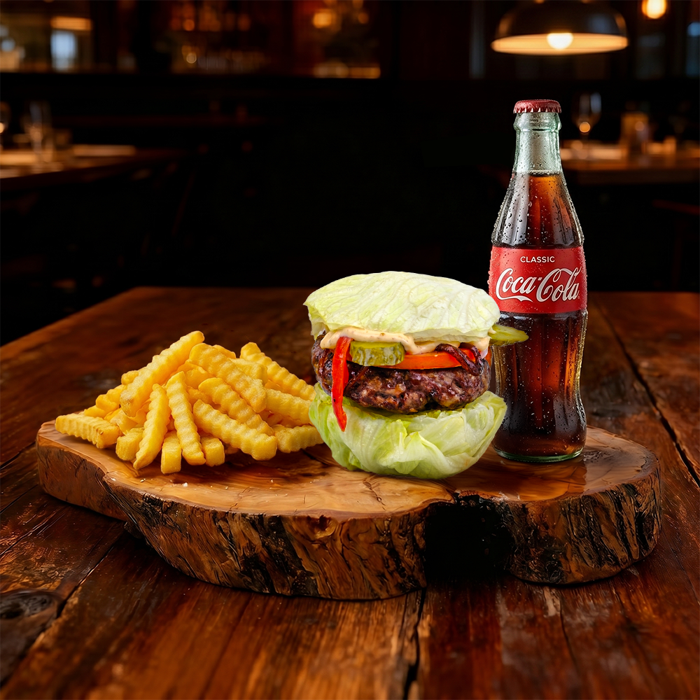 Sports Burger Menü